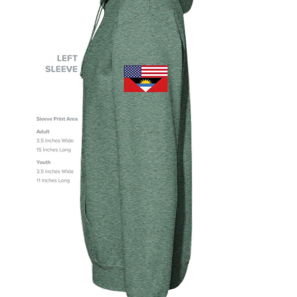 Heather Sport Dark Green - G185 - SLEEVE_LEFT
