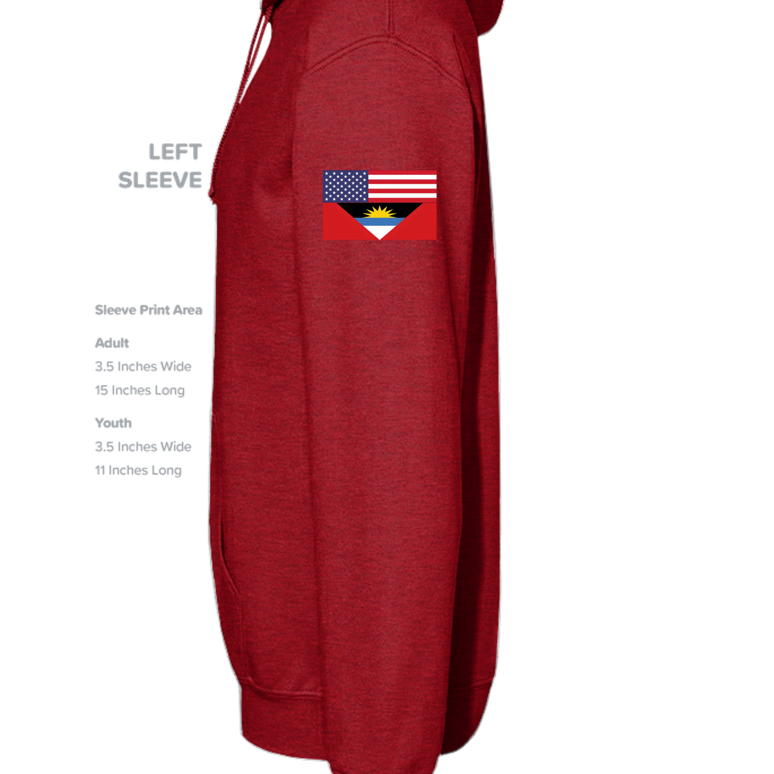 ANTIQUE CHERRY RED - G185 - SLEEVE_LEFT